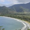 Colombia, Santa Marta, Tayrona National Park, Playa Neguanje beach, view from above