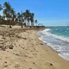 Egypt, El Resa beach, water edge