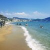 Greece, Nea Peramos beach, view to north