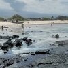 Hawaii, Wawaloli beach, view from water