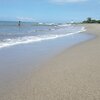 Honduras, El Porvenir beach, wet sand