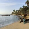 India, Kerala, Koolimuttam beach, snag