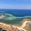 Indonesia, Sumbawa, Lariti beach, aerial view