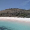 Indonesia, Sumbawa, Pink Beach Lambu, view from water