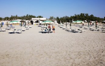 Italy, Veneto, Barricata beach