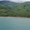 Philippines, Palawan, Kingki beach, aerial view