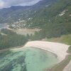 Seychelles, Mahe, Airport Beach, aerial view