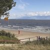 Уругвай, Пляж Плайя-Паскуаль, красный флаг