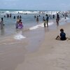 Brazil, Barraca Fortal beach, water edge