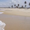 Brazil, Cumbuco beach, view from west