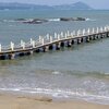 China, Hainan, Hongfu beach, pier