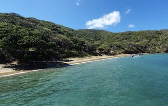 Colombia, Santa Marta, Tayrona National Park, Playa del Medio beach