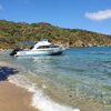 Colombia, Santa Marta, Tayrona National Park, Playa del Medio beach, boat