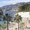 France, French Riviera, Passable beach, palms