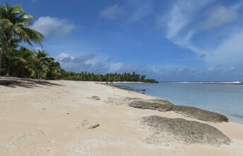 Французская Полинезия, Тикехау, Пляж Рилейс-Тикехау