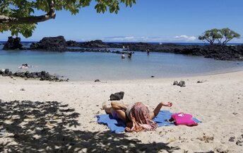 Hawaii, Kukio beach