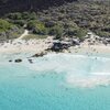 Hawaii, Manini'owali beach, aerial view