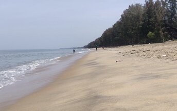 India, Kerala, Kuzhupilly beach