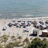 Italy, Veneto, Bacucco beach, aerial view