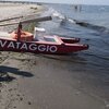 Italy, Veneto, Isola Albarella beach, water edge