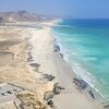 Oman, Mughsail beach, aerial view