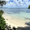 Palau, Babeldaob, Melekeok beach, clear water