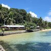 Palau, Babeldaob, Melekeok beach, view from pier