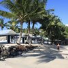 Samoa, Upolu, Maninoa beach, huts