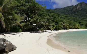 Seychelles, Silhouette, La Belle beach