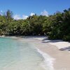 Seychelles, Silhouette, La Belle beach, water edge