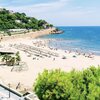 Spain, Valencia, Benicassim beach, view from above