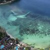 Thailand, Phangan, Salad beach, aerial view