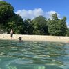 Американские Виргинские острова, Сен-Крой, Пляж Рэйнбоу-бич, вид с моря