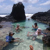 Christmas Island, Dolly beach, rocky pool