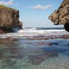 Christmas Island, Lily beach, waves