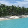 Cocos isl, Direction Island, beach, palms