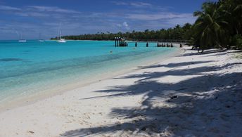 Cocos isl, Direction Island, beach, pier