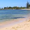 Cuba, Playa Giron beach, wet sand