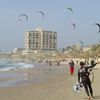 Israel, Herzliya, Sharon beach