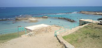 Israel, Nahariya, Achziv beach