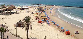 Israel, Netanya, Sironit beach