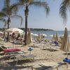 Italy, Sicily, Fontane Bianche beach, palms