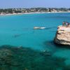 Italy, Sicily, Fontane Bianche beach, rock