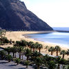 Spain, Canary Islands, Tenerife island, Las Teresitas beach, view from the west