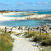 Spain, Platja de Llevant beach, southern part