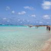 Spain, Platja de Ses Illetes beach, pink sand