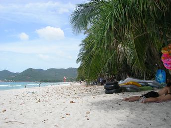 Thailand, Samui island, Chaweng beach, airbeds