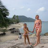 Thailand, Samui island, Lamai beach, view from the south