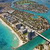 USA, Florida, Bal Harbour beach, aerial view