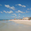 USA, Florida, Clearwater beach, wet sand